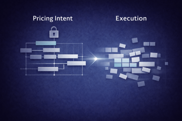 Pricing intent execution