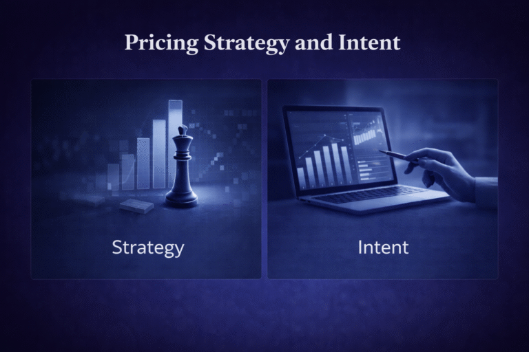 pricing strategy and intent